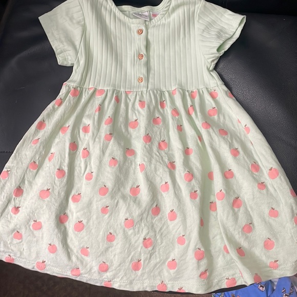 Zara Other - Zara dress mint green with peach accents size 2-3 years